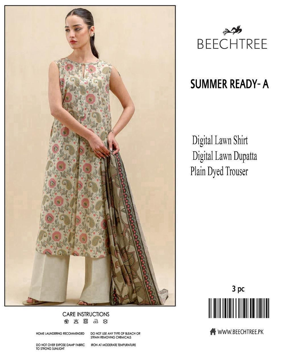 BeechTree Printed Lawn 3pc